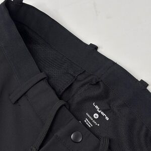 Layer 8 Pants Mens Medium Black Athletic Stretch Qwick-Dry Performance